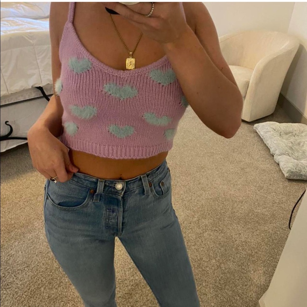 For love & lemons heart tank